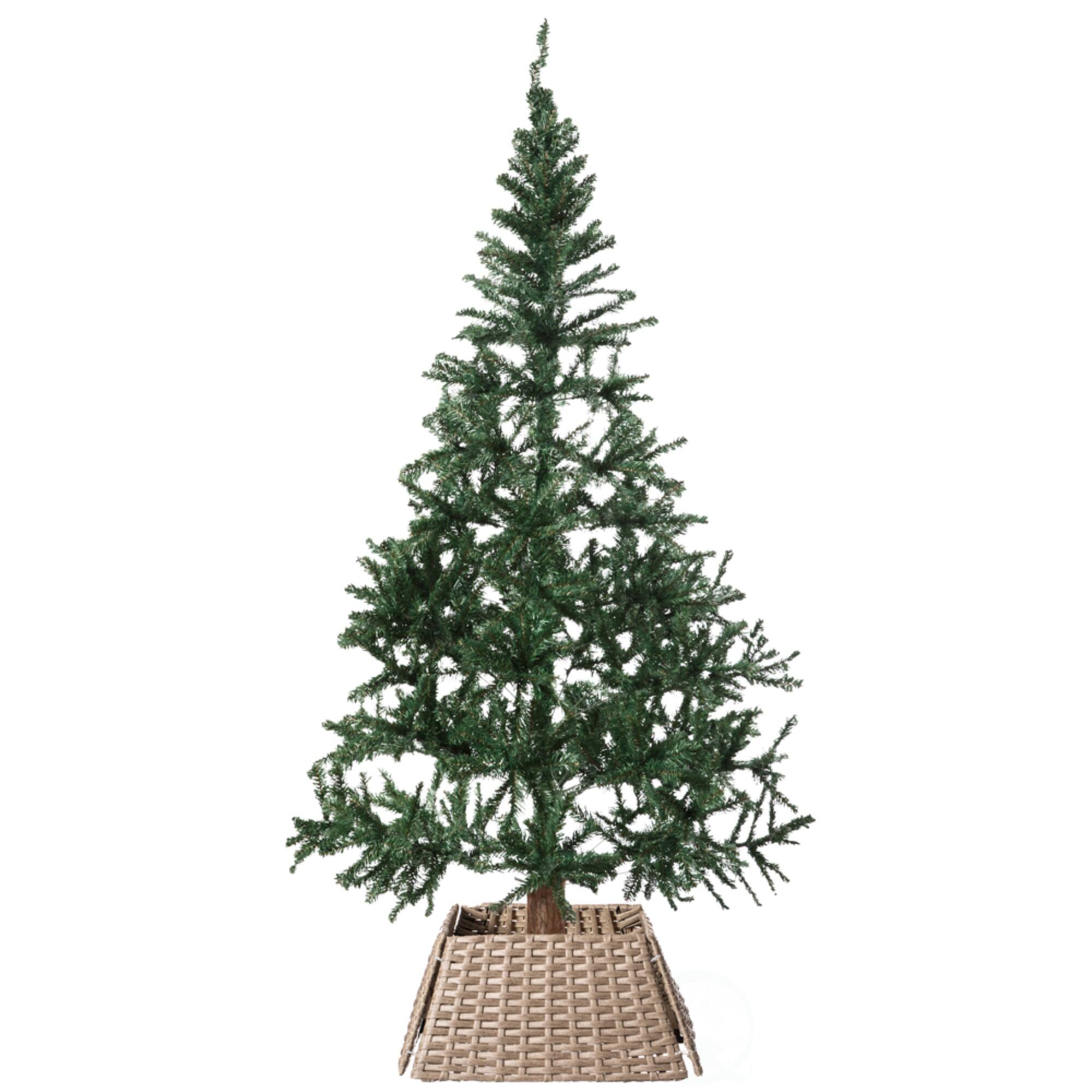 10.5" Foldable Christmas Tree Skirt Collar Basket
